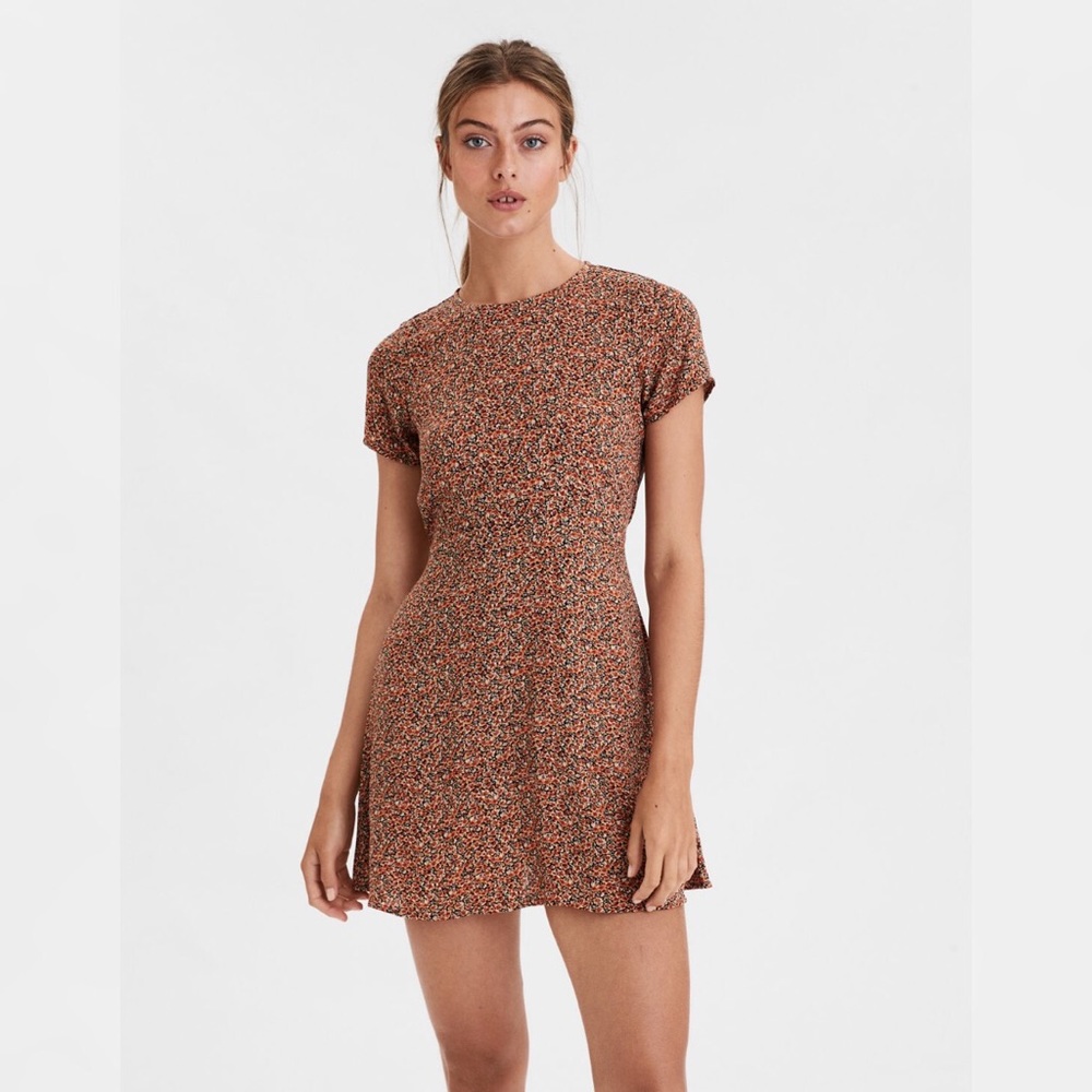 AE Printed Crew Neck Dress (NWOT)